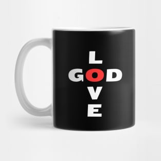 Love God Love People | Christian Typography Mug